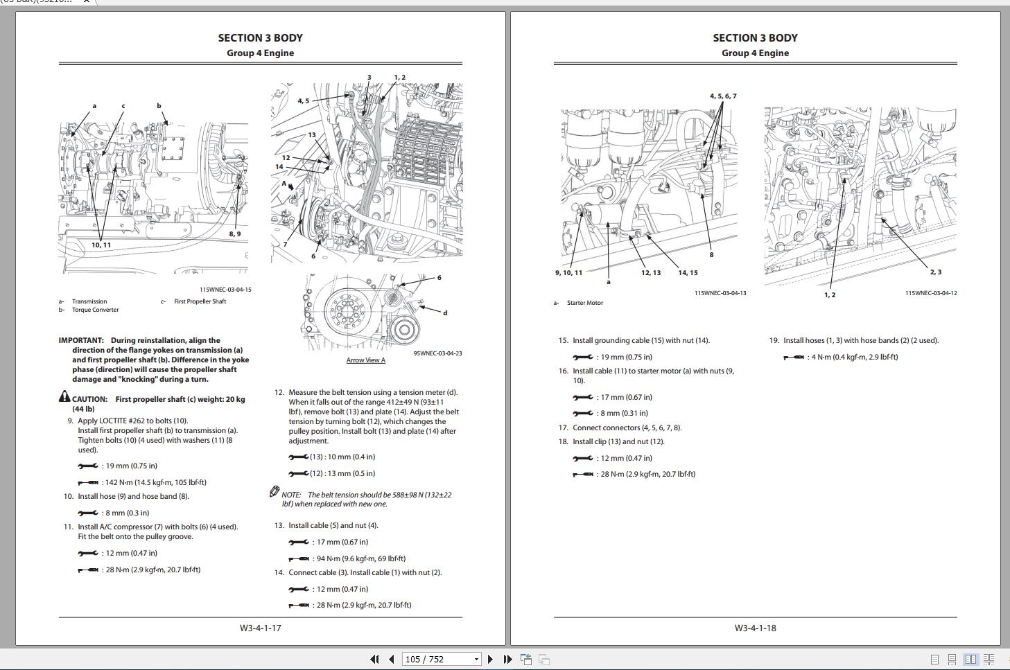 Kawasaki Wheel Loader Service & Part Manual and Circuit Diagram 2020